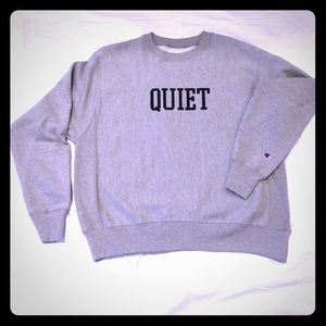 The Quiet Life x Champion crewneck sweatshirt. L